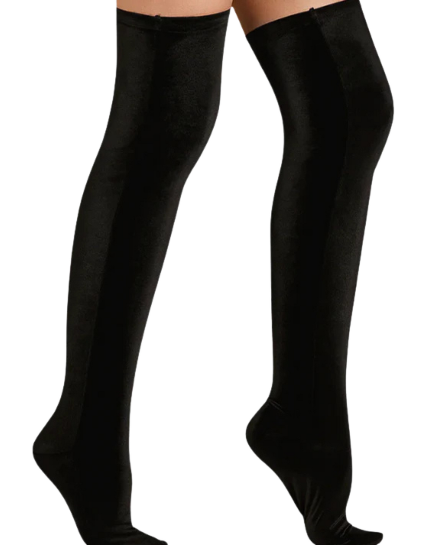 Black knee-high socks