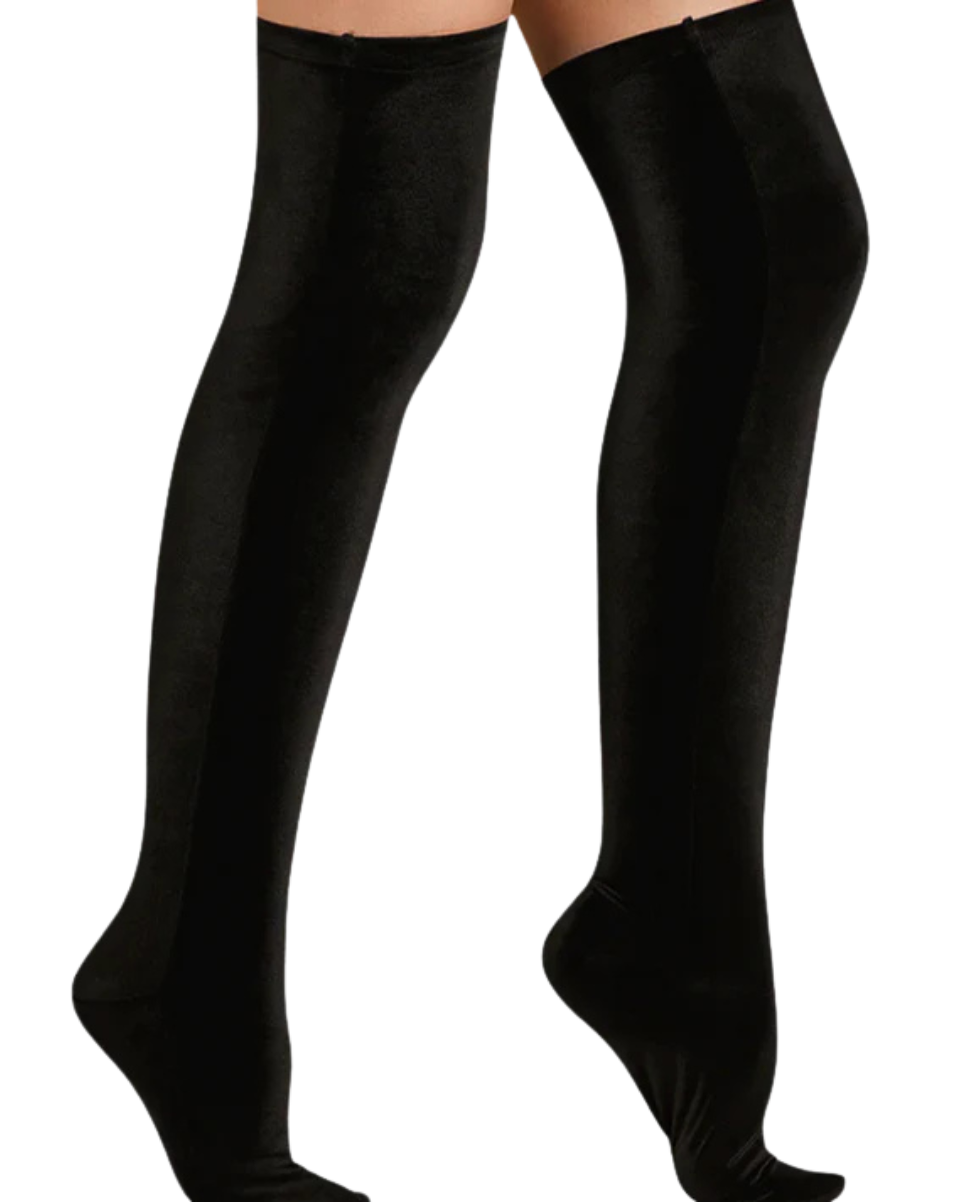 Black knee-high socks