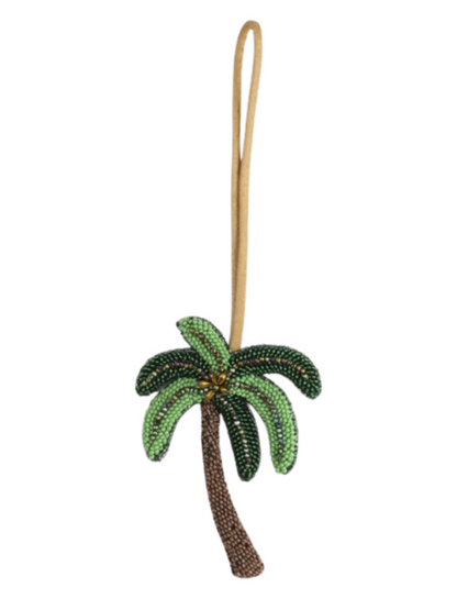 Palm Tree Beaded Charm