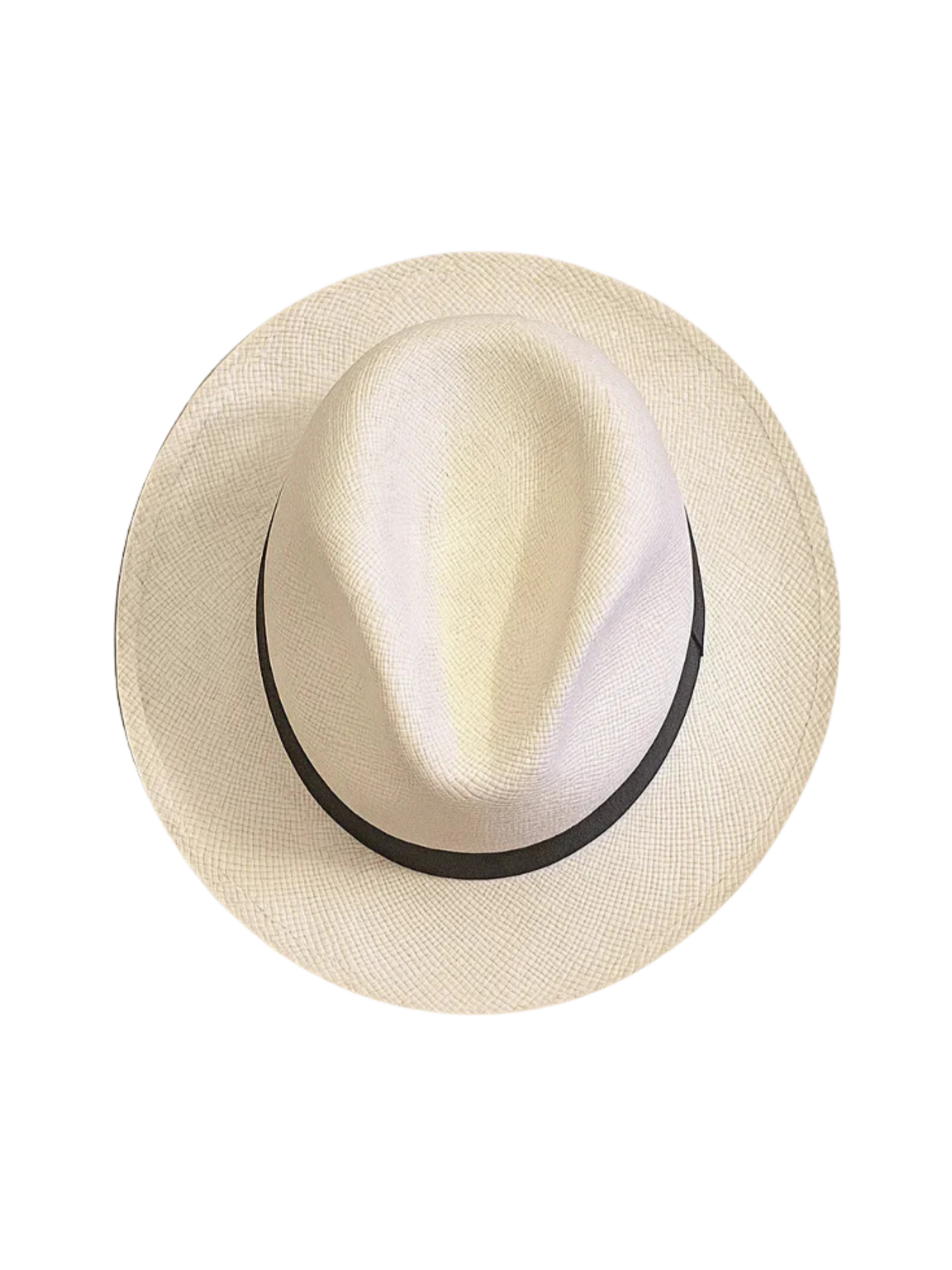 Beige straw hat