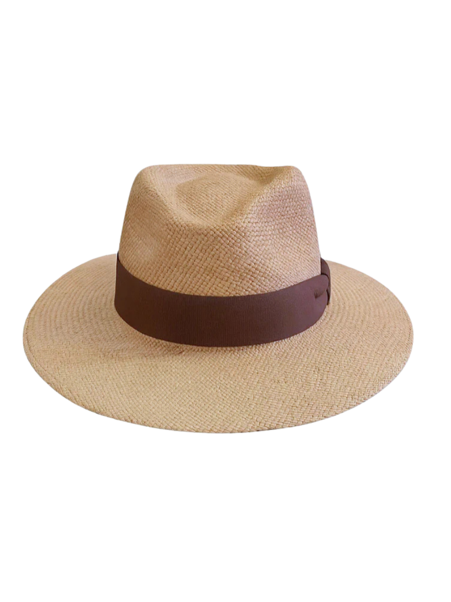 Beige straw hat