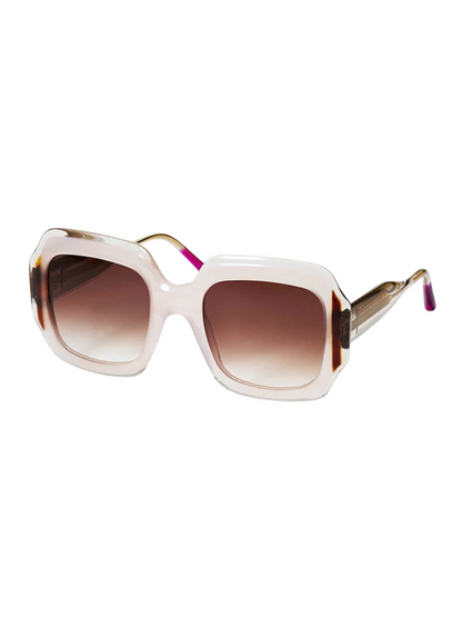 Sunglasses with a gradient brown lens