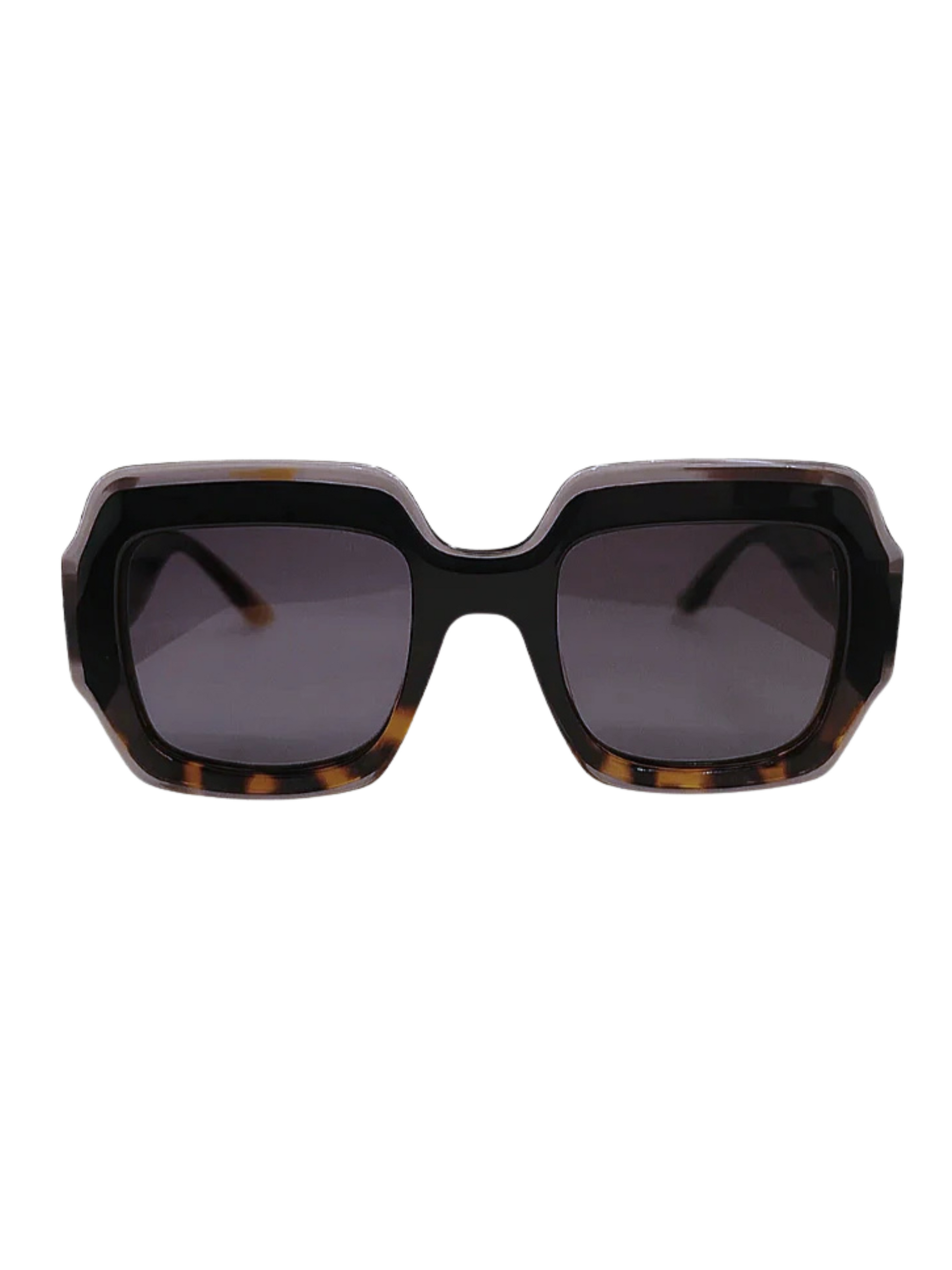 Sunglasses with tortoiseshell frame