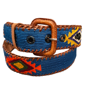 Belt with Guatemalan Silk Embroidery