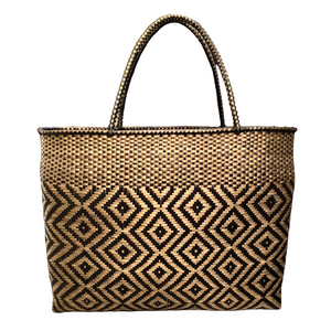 XL Geometric Weave Pattern Basket