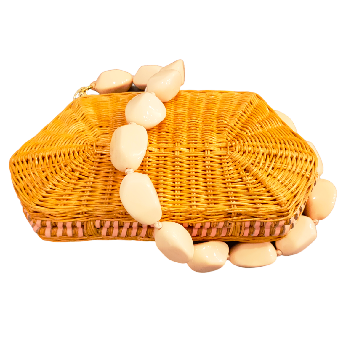 Blanca Wicker Clutch