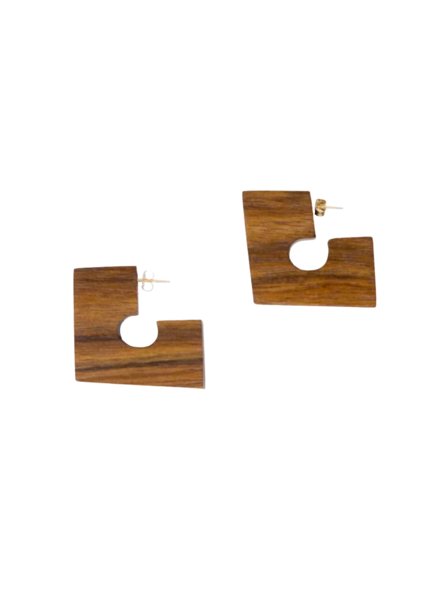 Wooden earrings