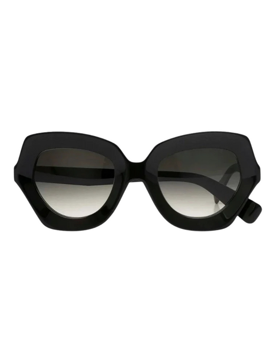 Black Glasses With Gradient Lens