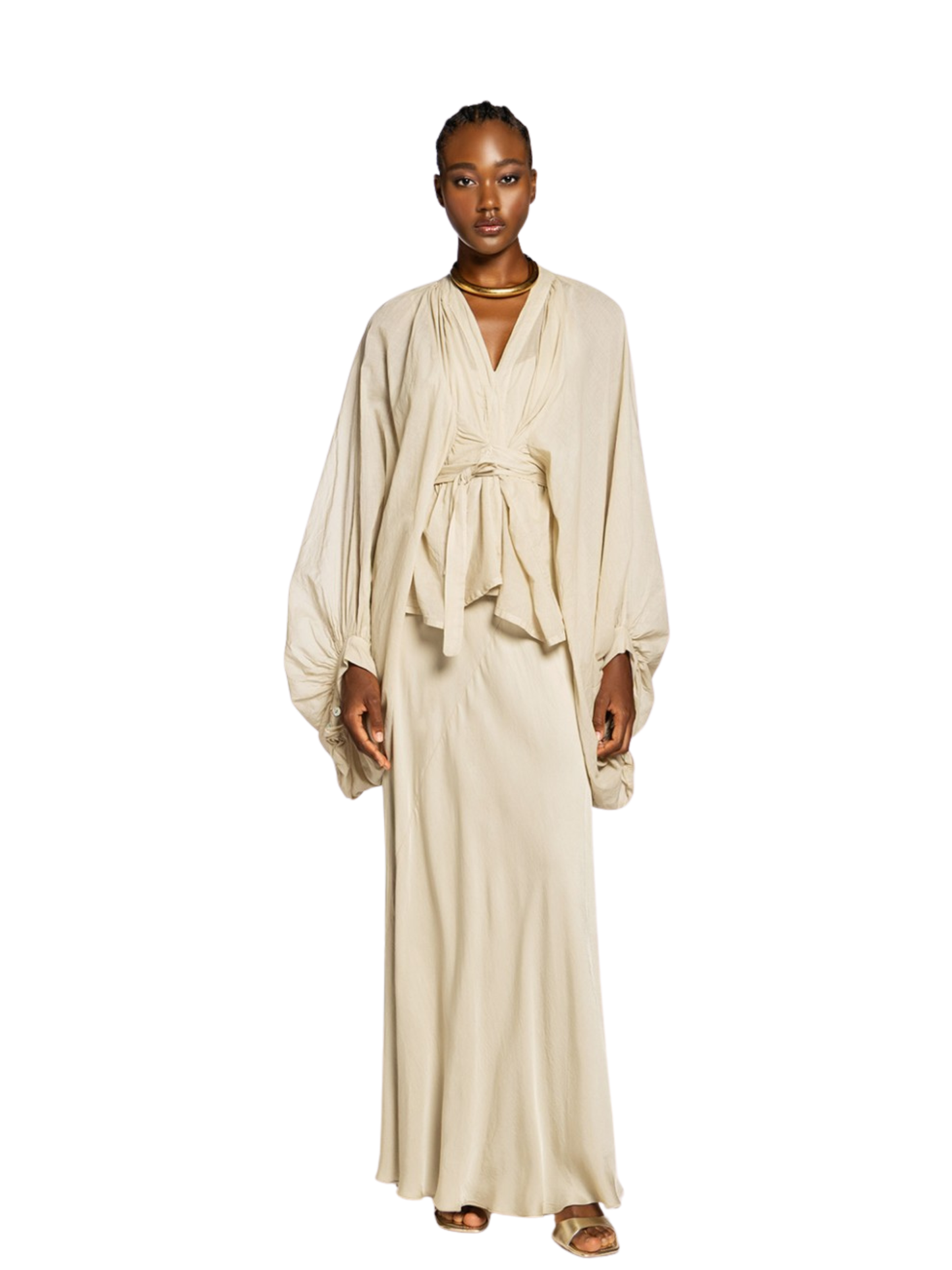 Shirt Extravagant Cropped Voile
