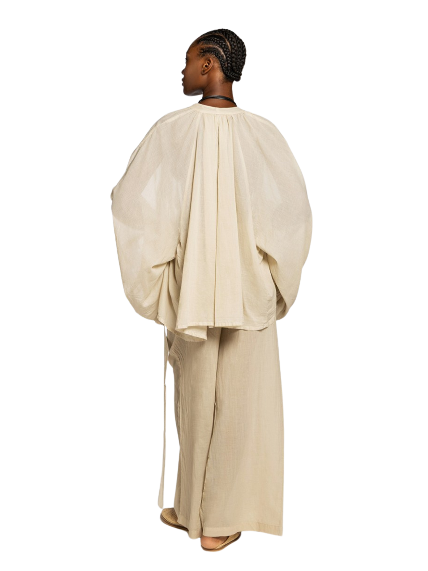 Shirt Extravagant Cropped Voile