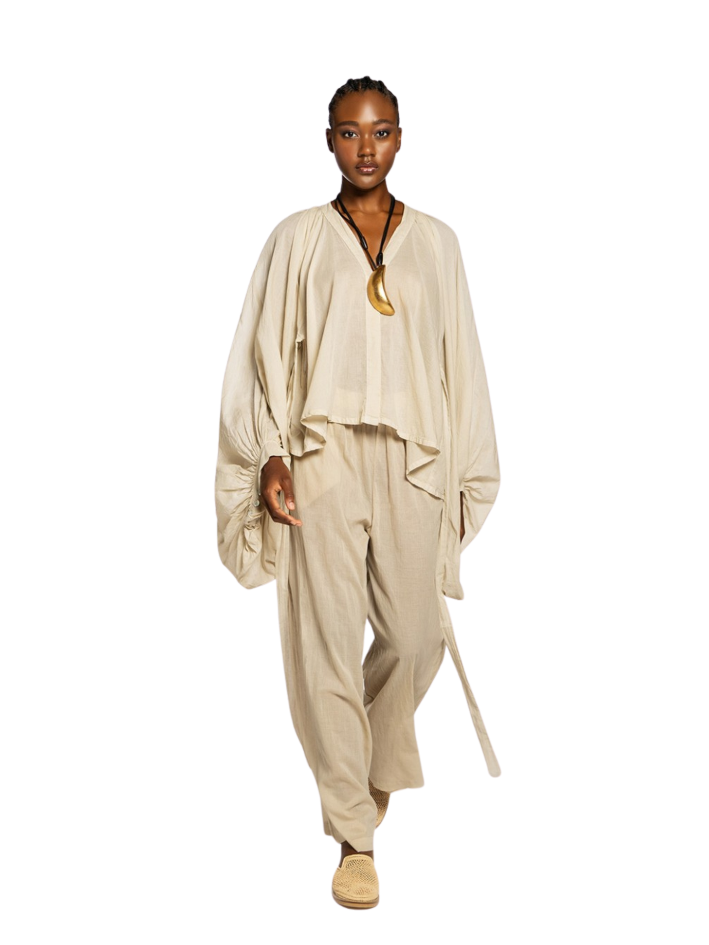 Shirt Extravagant Cropped Voile