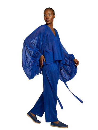 Shirt Extravagant Cropped Voile