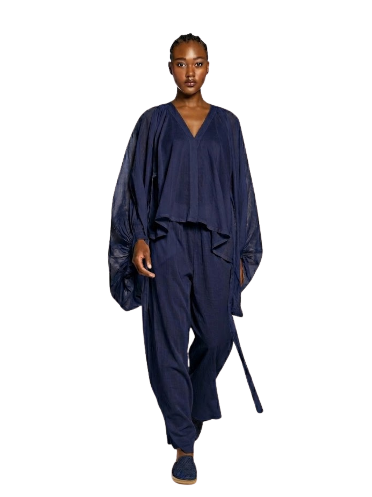 Shirt Extravagant Cropped Voile