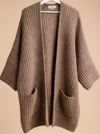 Oversized Knit Coat