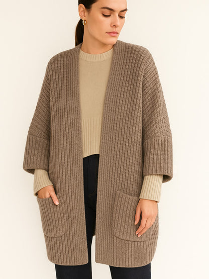 Oversized Knit Coat