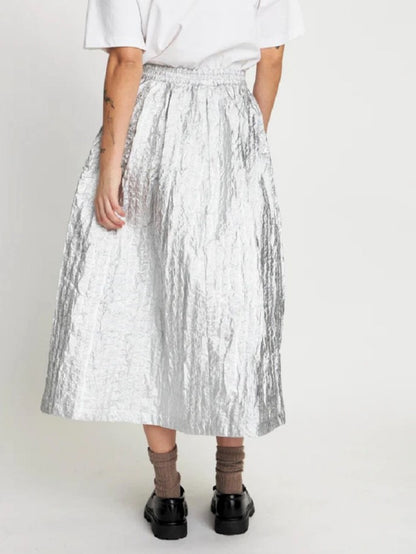 Silver bomb skirt