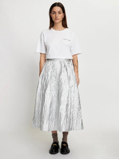 Silver bomb skirt