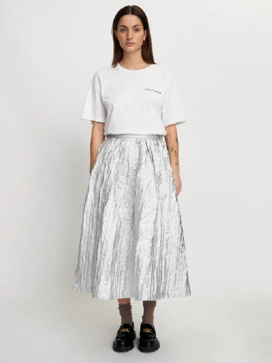 Silver bomb skirt
