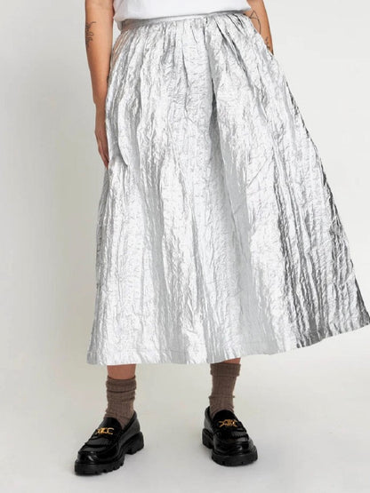 Silver bomb skirt