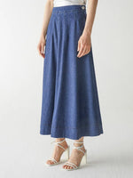 Load image into Gallery viewer, Denim A-Line Skirt
