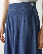 Load image into Gallery viewer, Denim A-Line Skirt
