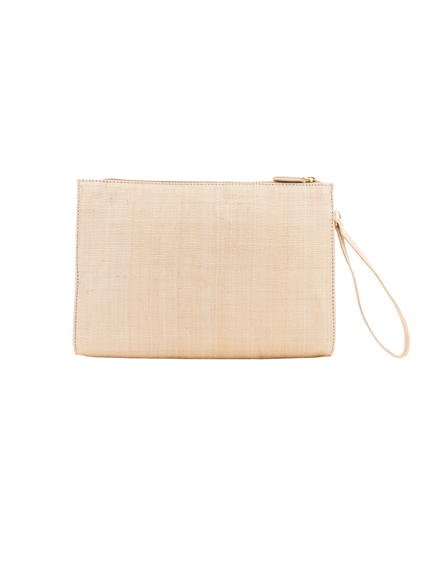 natural fiber handmade pouch with embroidered design
