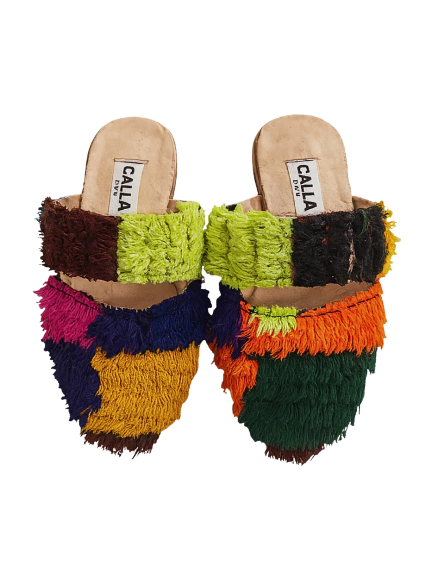  Moroccan babouches from upcycled vintage Berber rugs