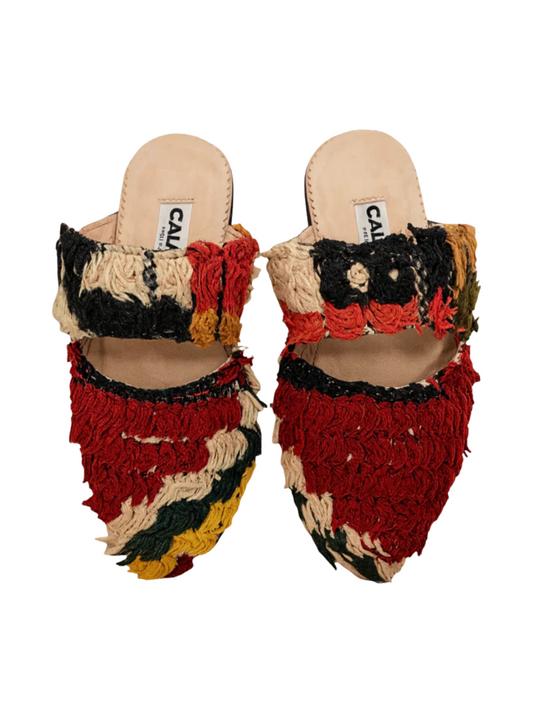  Moroccan babouches from upcycled vintage Berber rugs