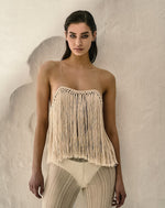 Load image into Gallery viewer, Macramé Fringe Top
