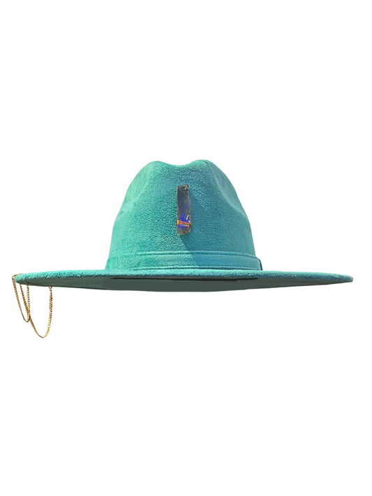 Green Structured Hat