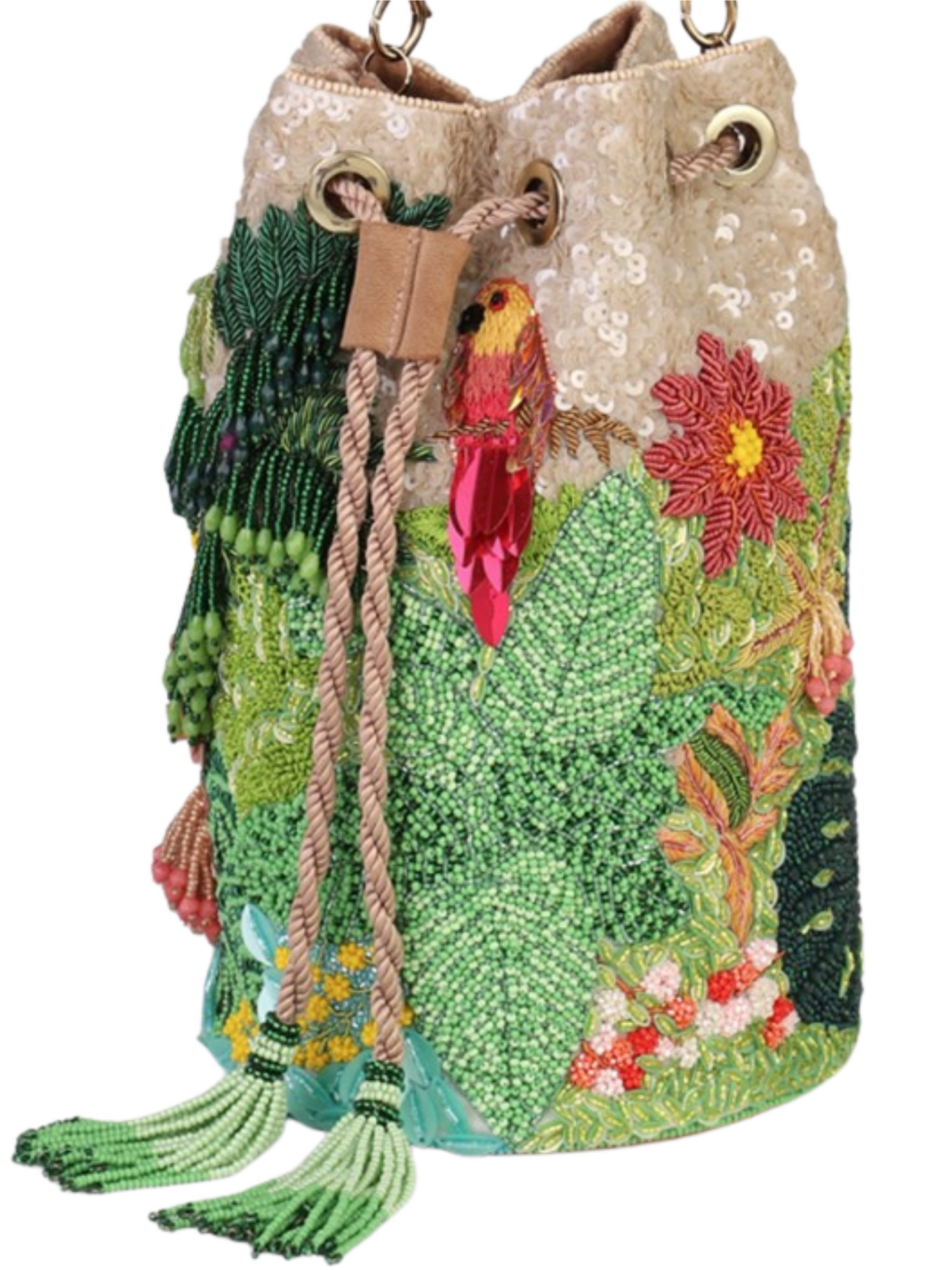 Tropical Forest Bucket Bag
