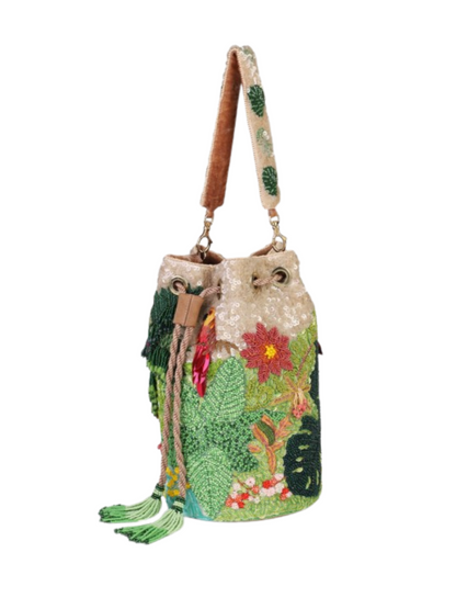 Tropical Forest Bucket Bag