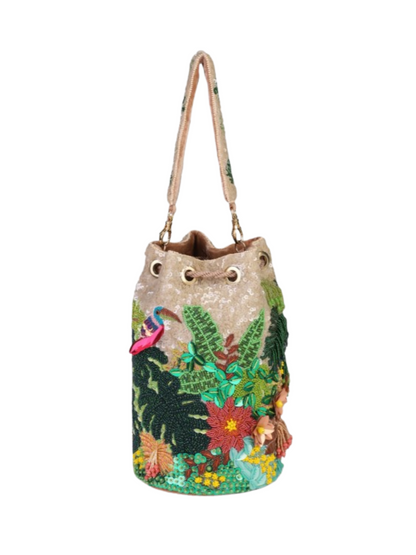 Tropical Forest Bucket Bag