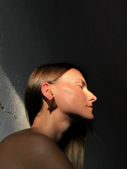 wood earrings