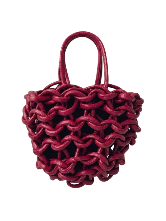  rope bag crafted from natural waxed cotton