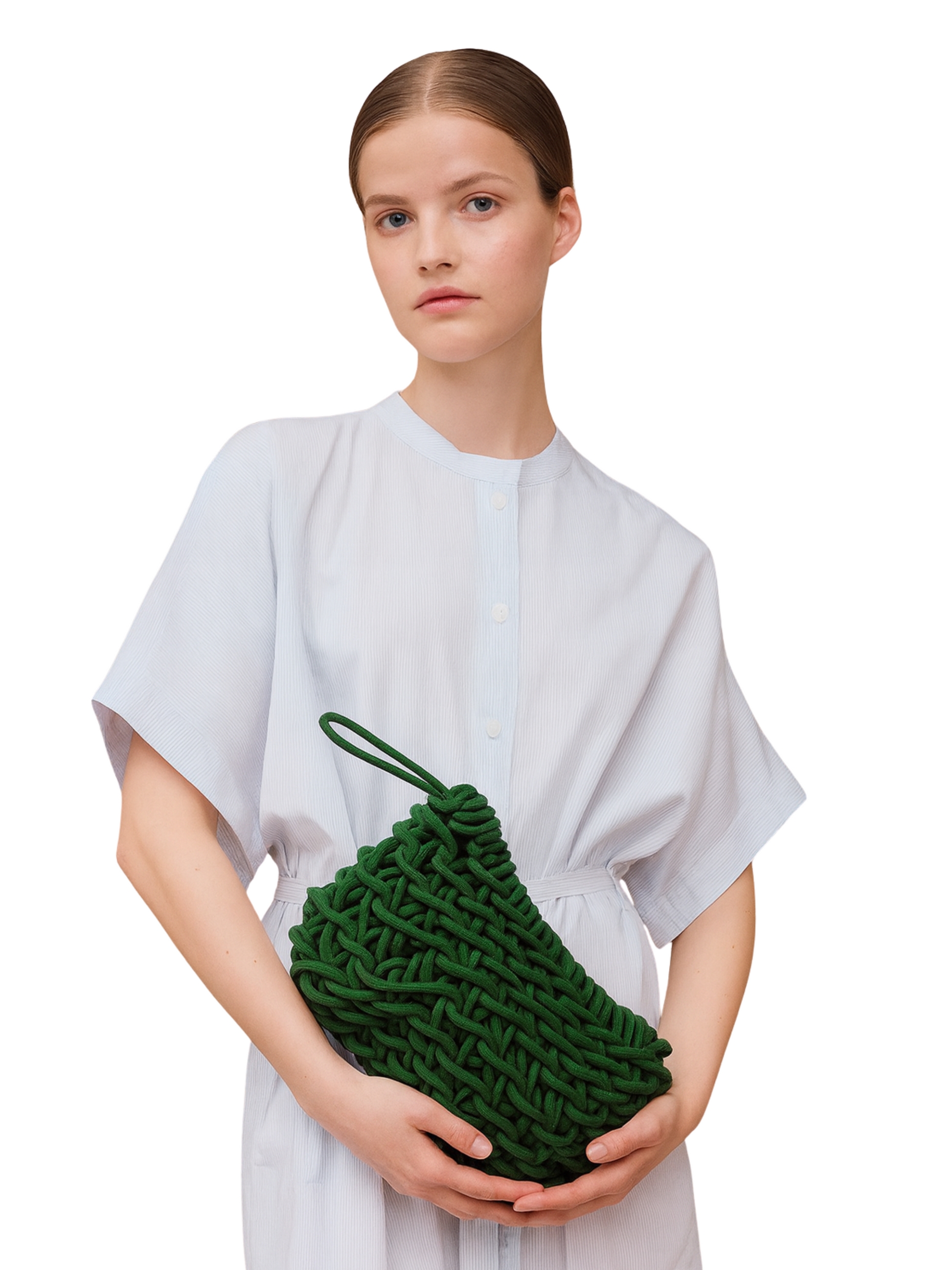 Clutch bag Made Of Ropes