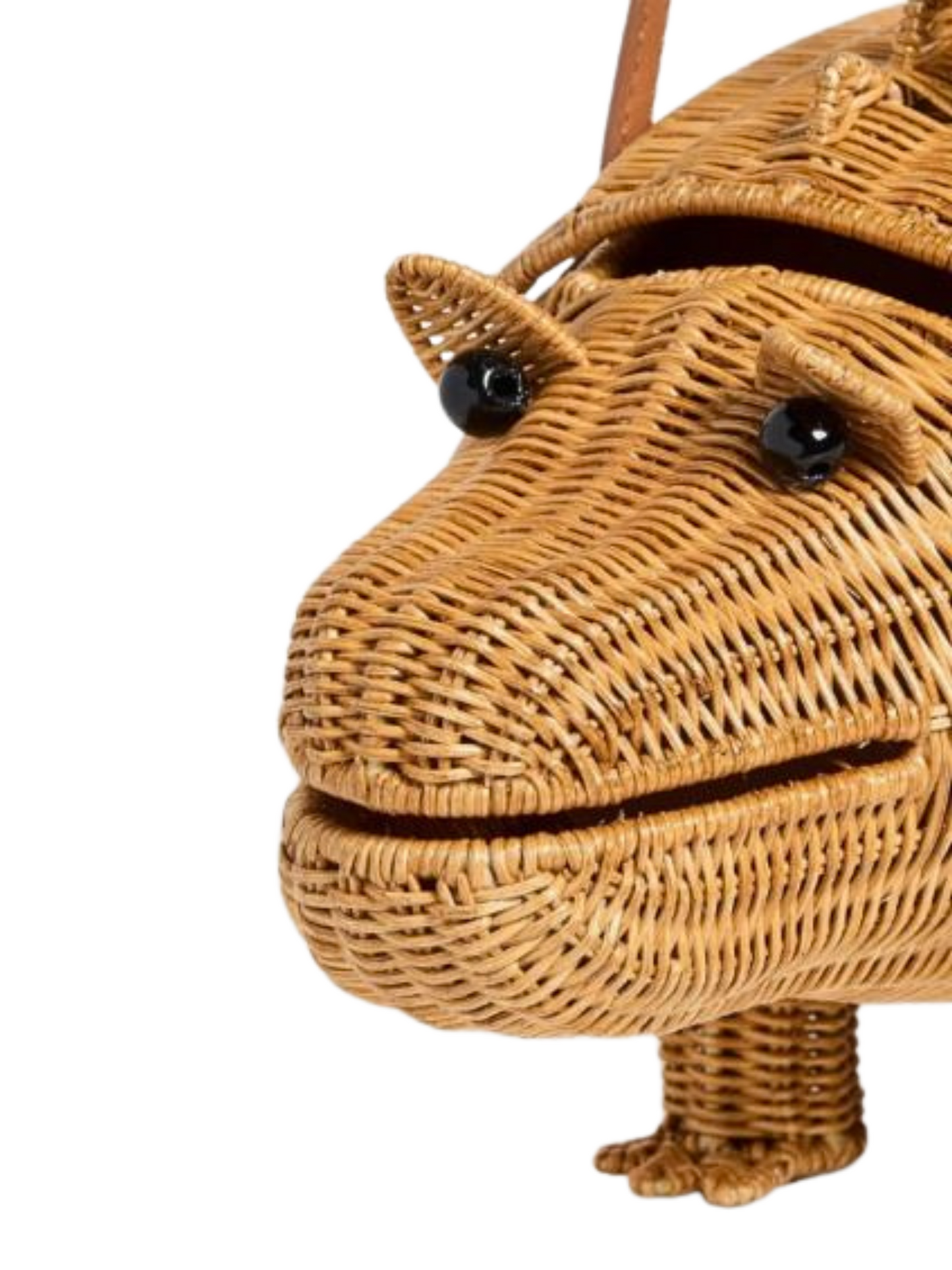  wicker alligator-shaped handbag