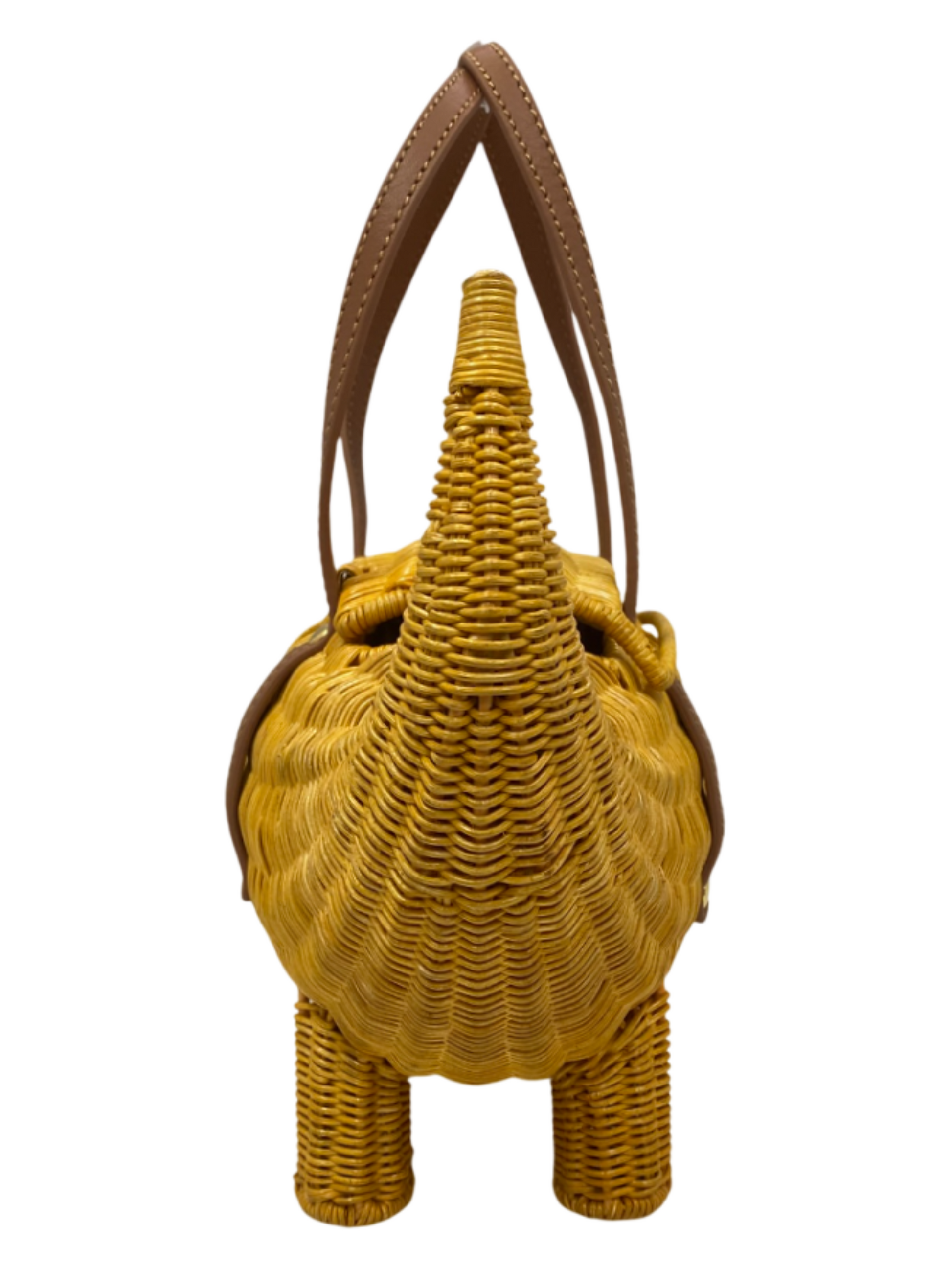  wicker alligator-shaped handbag