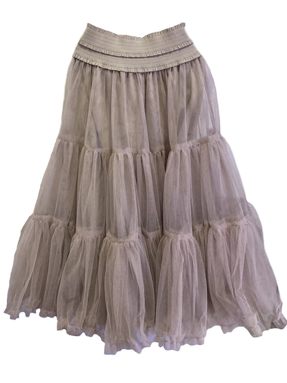 beige Tutu Skirt