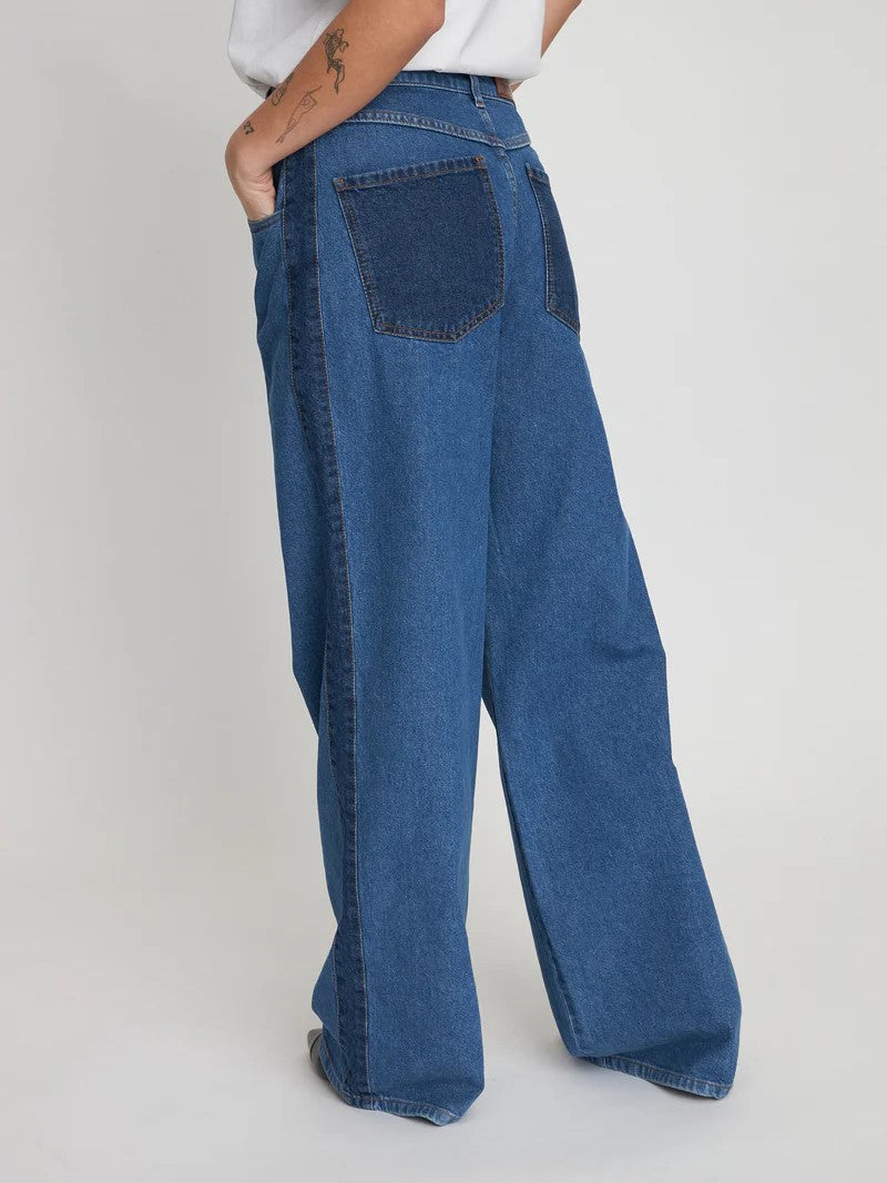 Two Tone Denim pants