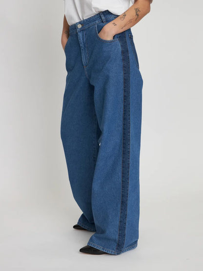 Two Tone Denim pants