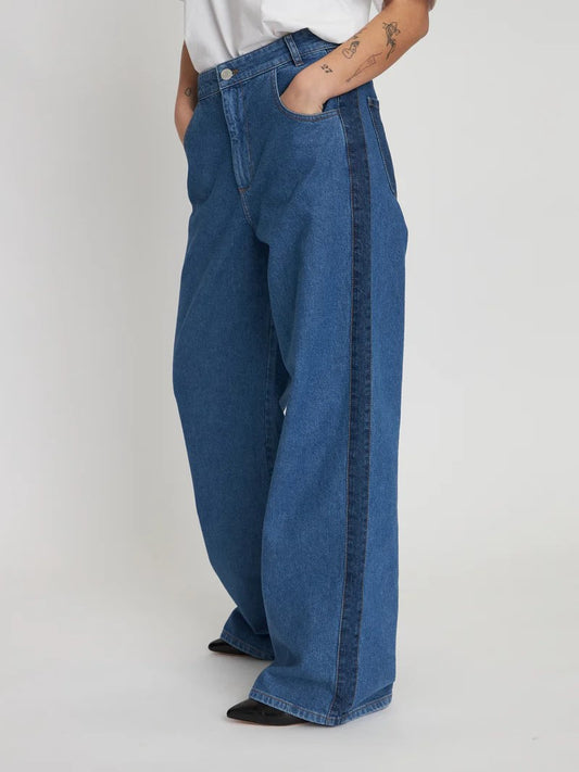 Two Tone Denim pants