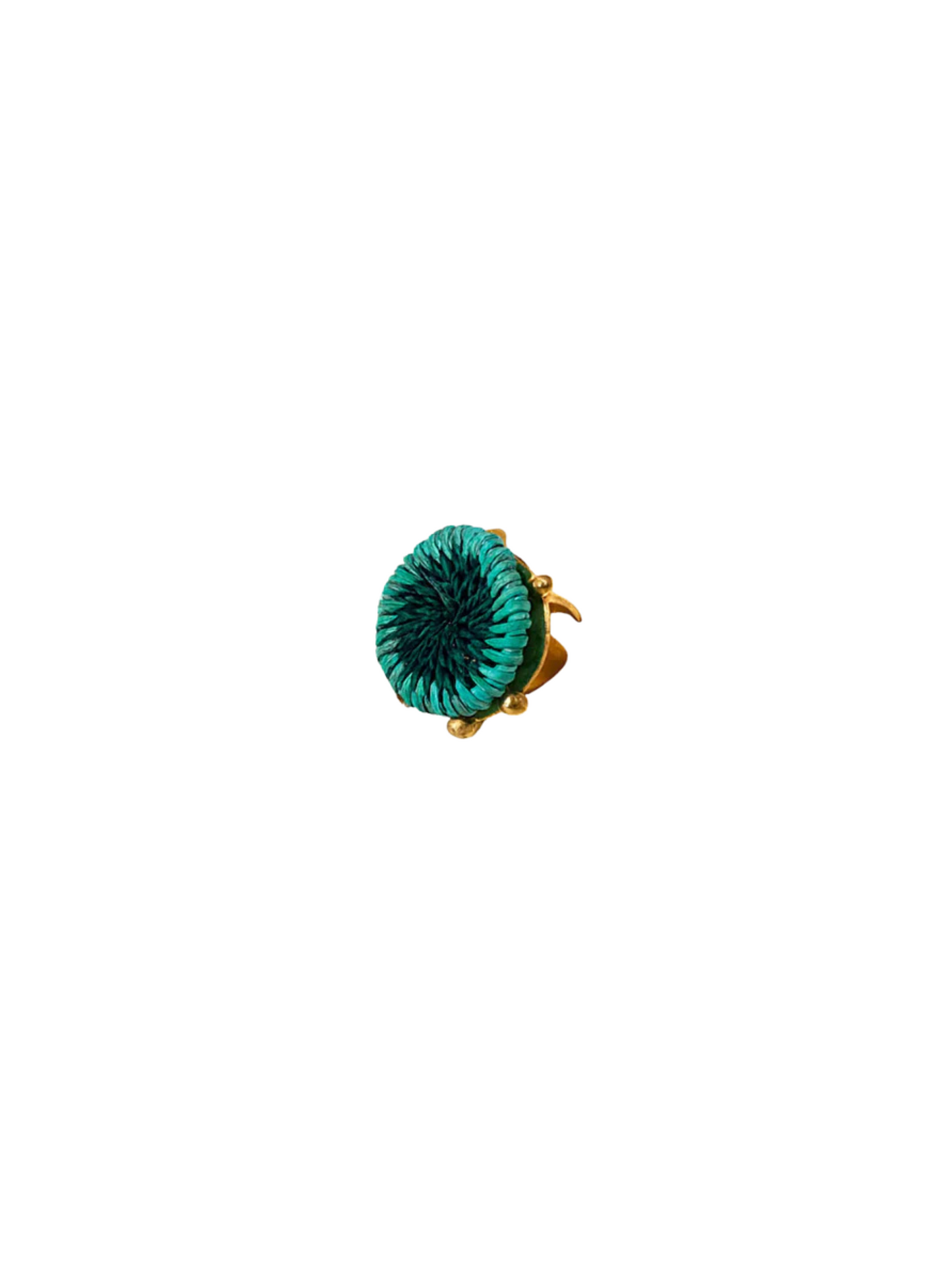 cuff with 24k gold and werregue palm