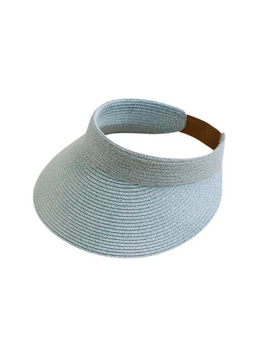 Blue visor hat 