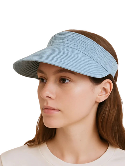 Blue visor hat 