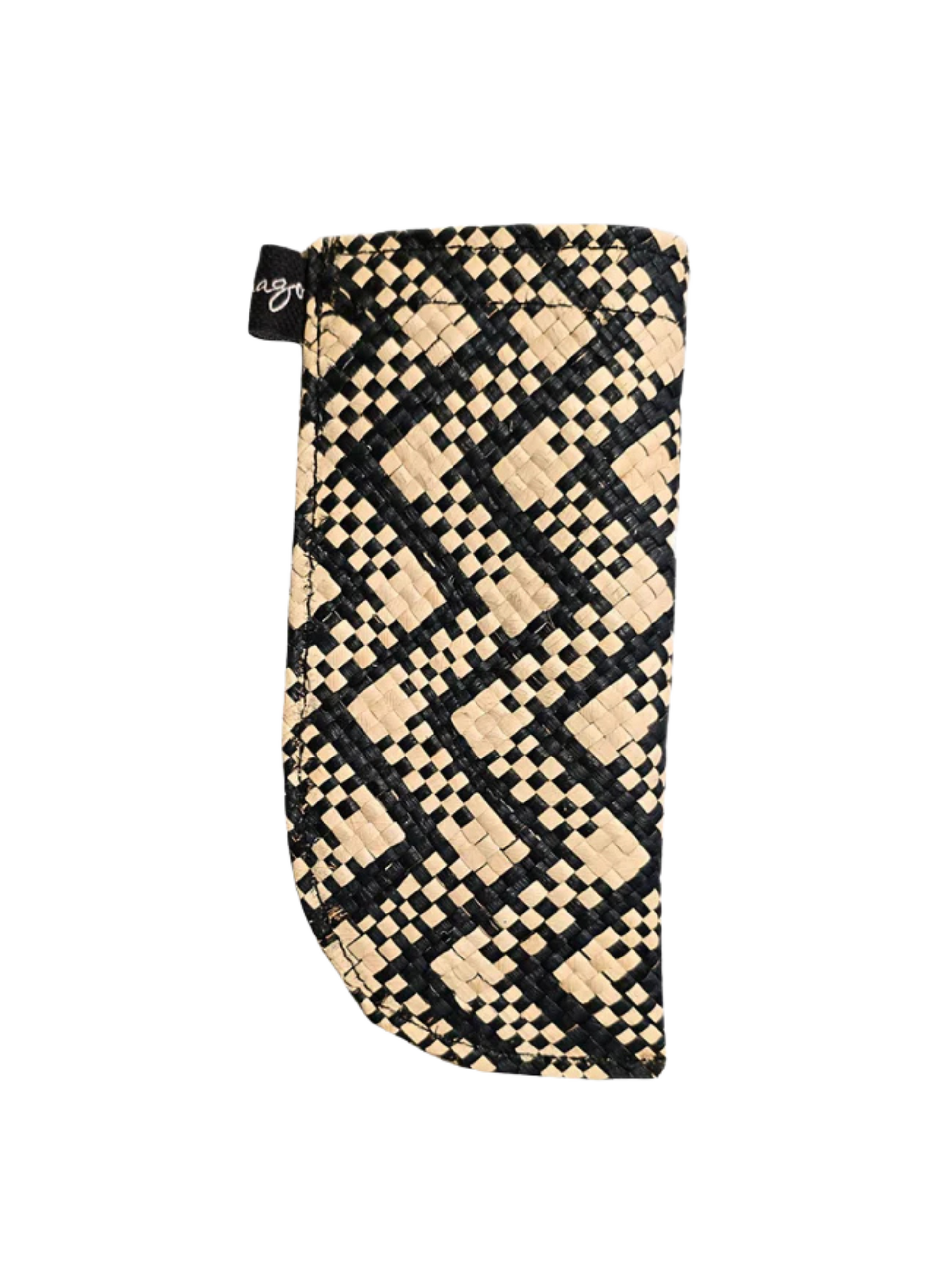 Woven Straw Glass Case