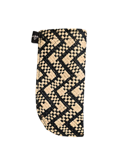 Woven Straw Glass Case