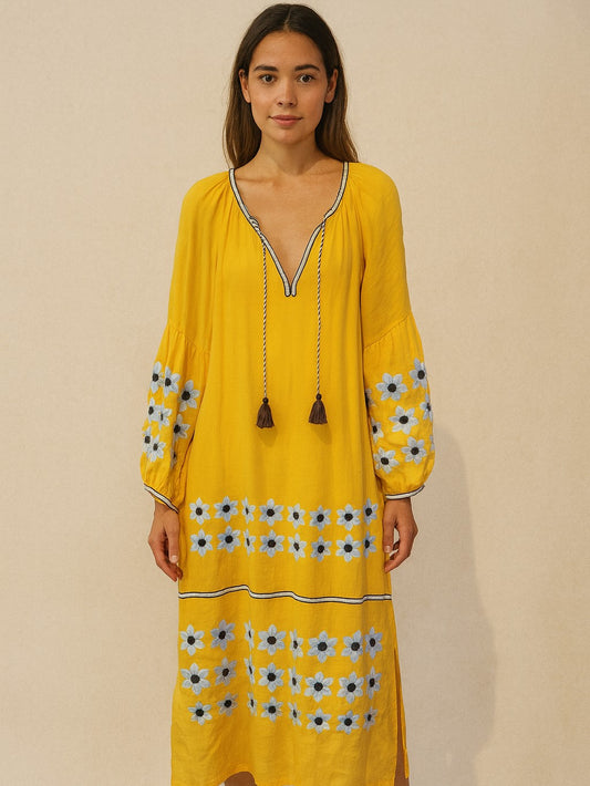 Sundance Veronica Dress in Mango/Mint