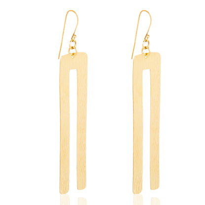 Zaafira Brass Earring