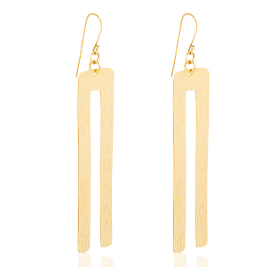 Zaafira Brass Earring